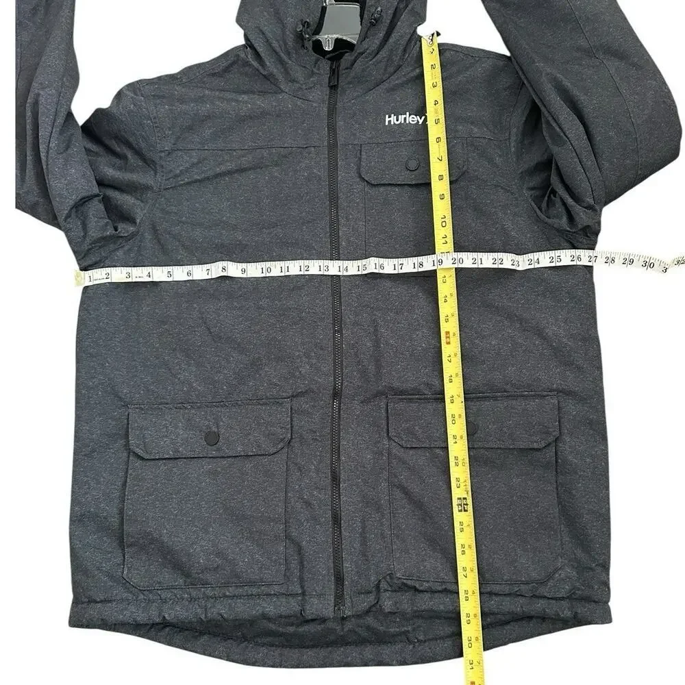 Men's Hurley Vinson Sherpa Lined Jacket Size XL Gray